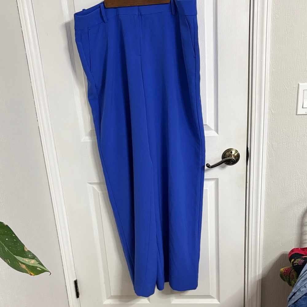 Lane Bryant Blue Wide Leg Pants